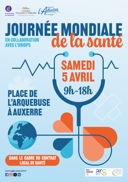 Journée mondiale de la santé 2025 : Le CDOS 89 sera présent à Auxerre ! - Comité Départemental Olympique et Sportif de l'Yonne