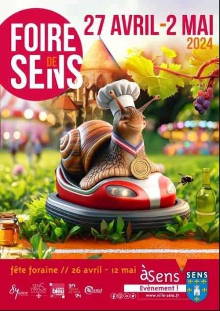 Le CDOS sur la Foire de Sens le mardi 30 avril. - Comité Départemental Olympique et Sportif de l'Yonne