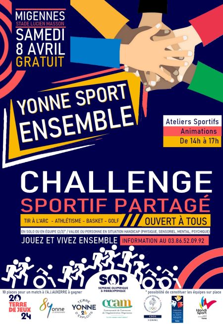 YONNE SPORT ENSEMBLE - Comité Départemental Olympique et Sportif de l'Yonne