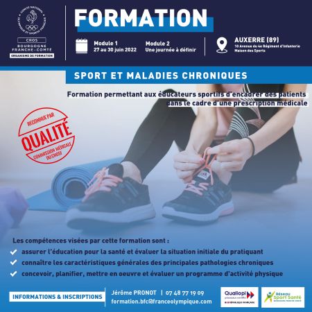 Formation Sport Santé - Comité Départemental Olympique et Sportif de l'Yonne