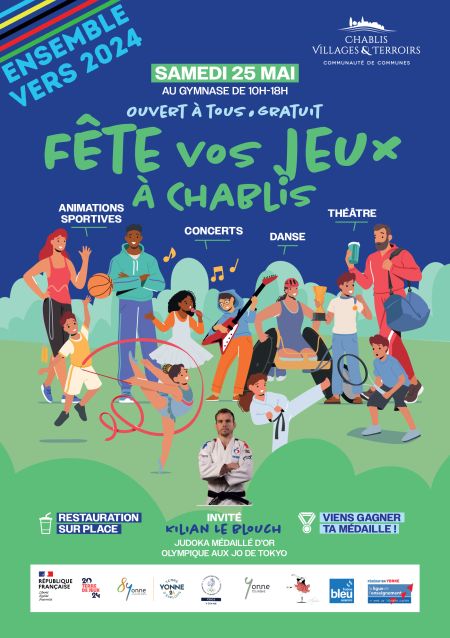 Ensemble vers 2024 à Chablis le samedi 25 mai - Comité Départemental Olympique et Sportif de l'Yonne